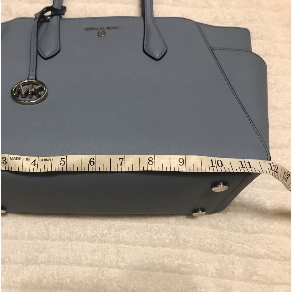 NWT Michael Kors NEW BUNDLE Large Leather Top-Zip Satchel & Matching Billfold - Picture 7 of 15